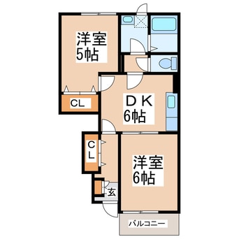 間取図 ラ・プラージュ　モア