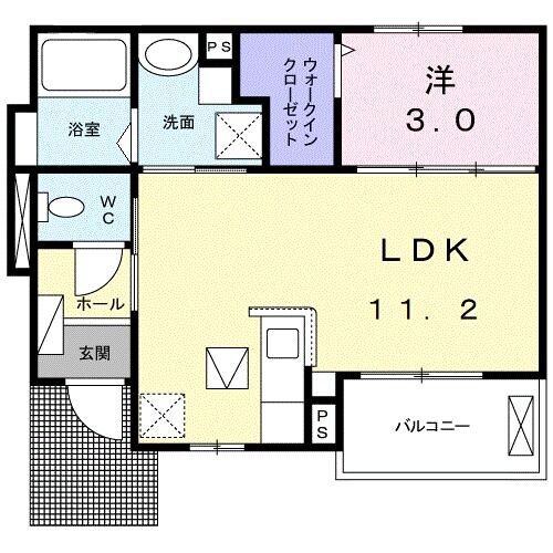 間取り図 エステート龍田