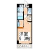 熊本市電Ａ系統<熊本市交通局>/水前寺公園駅 徒歩4分 7階 築15年 1Kの間取り