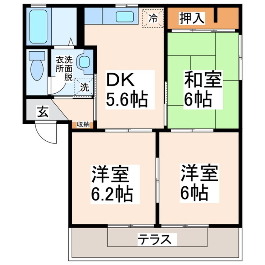 間取図 レーベンパレス