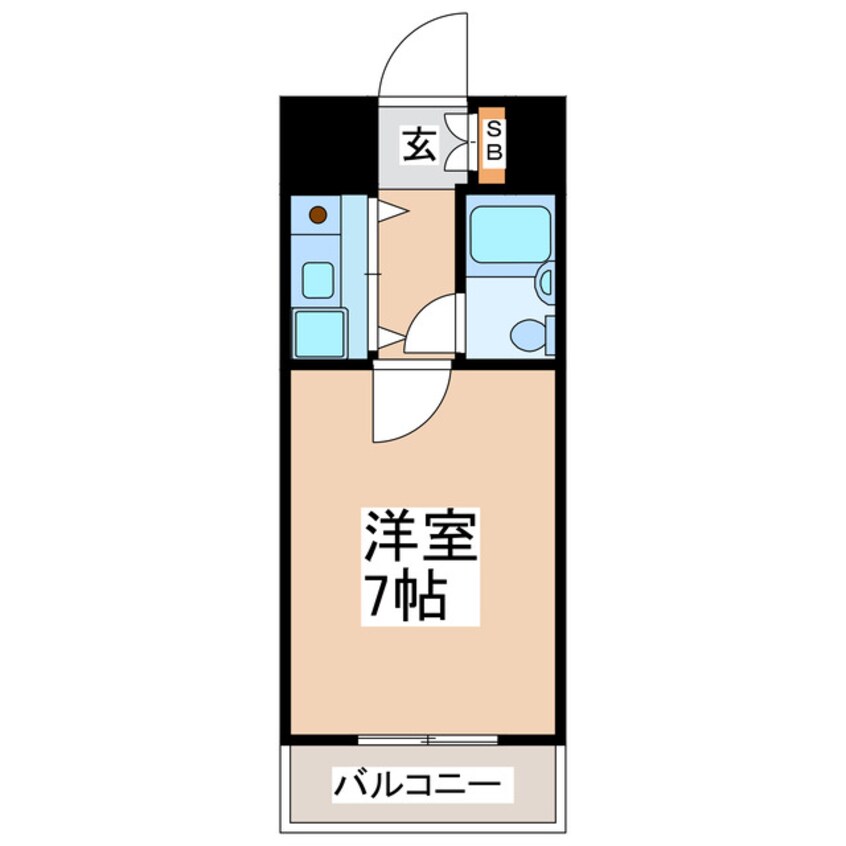 間取図 朝日プラザ坪井