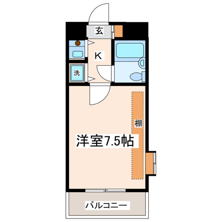 間取図 朝日プラザ坪井