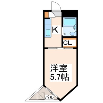 間取図 メルヴ壱番館