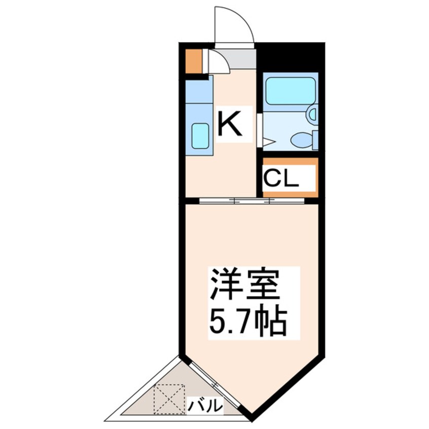 間取図 メルヴ壱番館