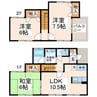 ピュアパークタウン四葉 3LDKの間取り