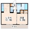 ボナールコート 1LDKの間取り