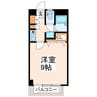 アネシス水前寺 1Kの間取り