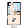 フォルトゥーナ 1Kの間取り