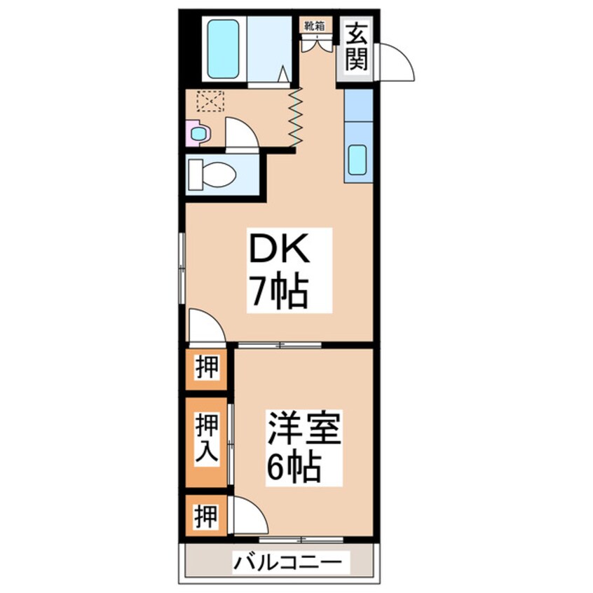 間取図 ドルフ楠