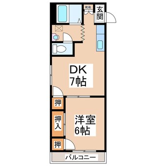 間取図 ドルフ楠