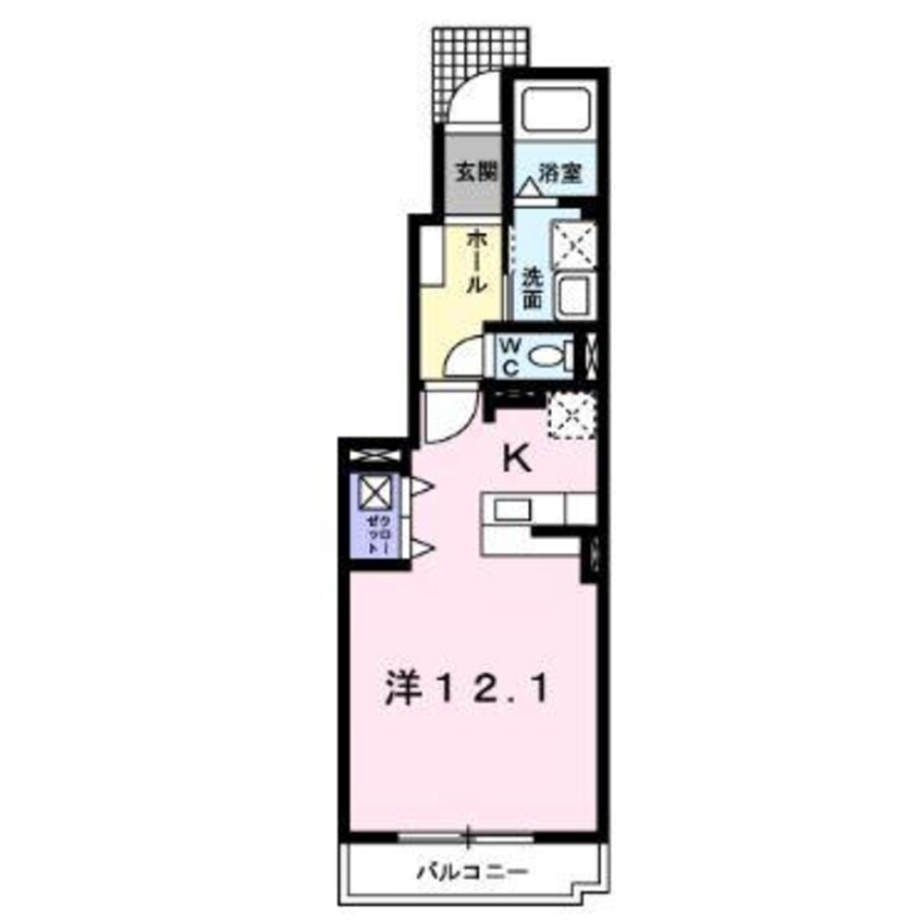 間取図 Ｐ’シュロス