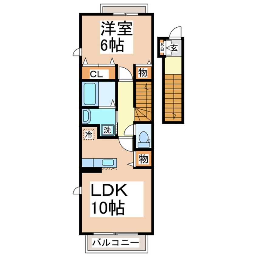 間取図 Ｐ’シュロス