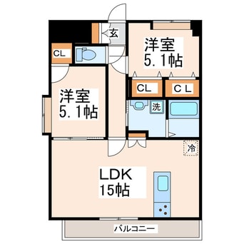 間取図 SQUARE新町