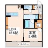 シャーメゾンBloom Stage 1LDKの間取り