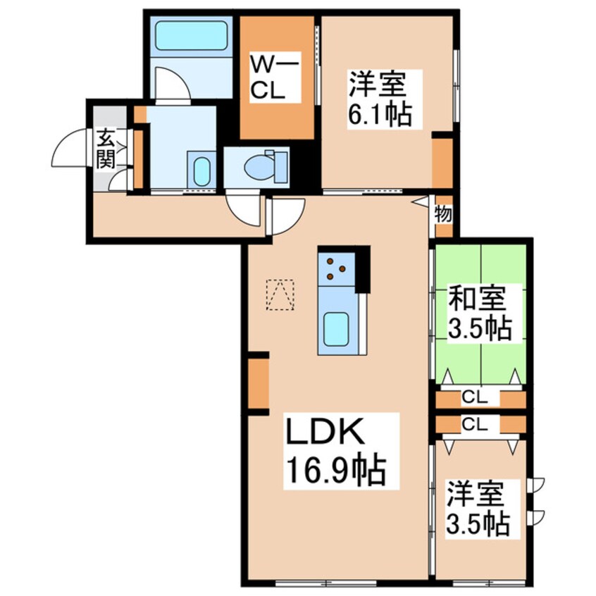 間取図 シャーメゾンBloom Stage