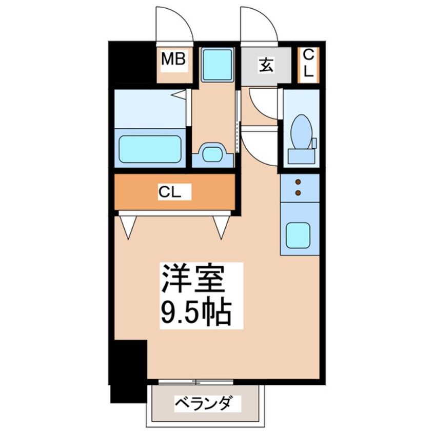 間取図 タウンブルグ新町