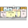 エスト 2LDKの間取り