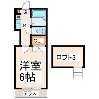 間取図 レオパレス坪井