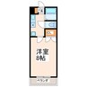 ハーミットクラブ3号館 1Kの間取り