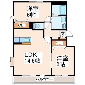 間取図 リファインド池田西