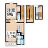 熊本電鉄バス（熊本市）/寺原町 徒歩5分 3階 築13年 1LDKの間取り