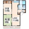 フレグランス 2LDKの間取り