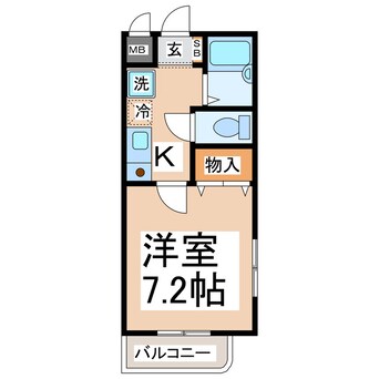 間取図 エクレール