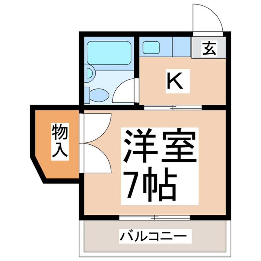 間取図 古閑ハイツ