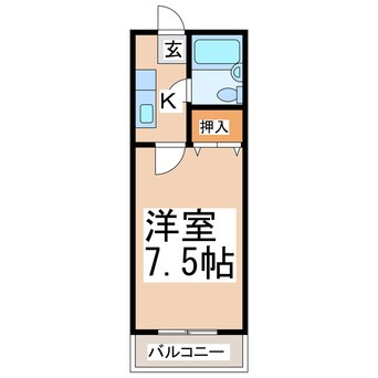 間取図 古閑ハイツ