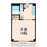 セトル室園 1Kの間取り