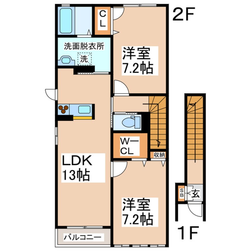 間取図 ルーチェ・エム