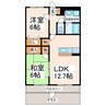 熊本電鉄バス/上の窪団地 徒歩3分 1階 築22年 2LDKの間取り