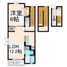 Vent Vert V 1LDKの間取り