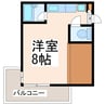 ライオン・アネックス 1Rの間取り