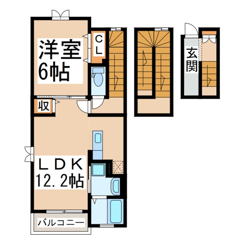 間取図 レインボーⅡ