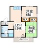 産交バス（熊本市周辺）/北部総合支所前 徒歩5分 2階 築30年 2LDKの間取り