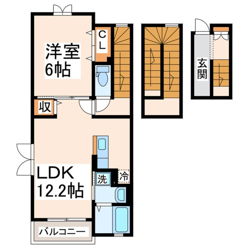 間取図 フォンターナ