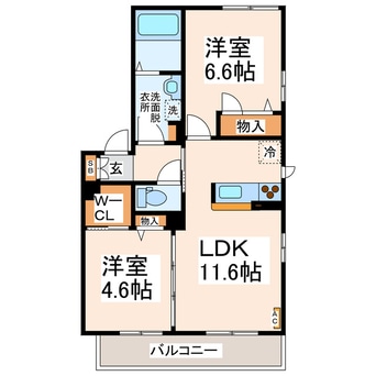 間取図 ヴィラ・クレール