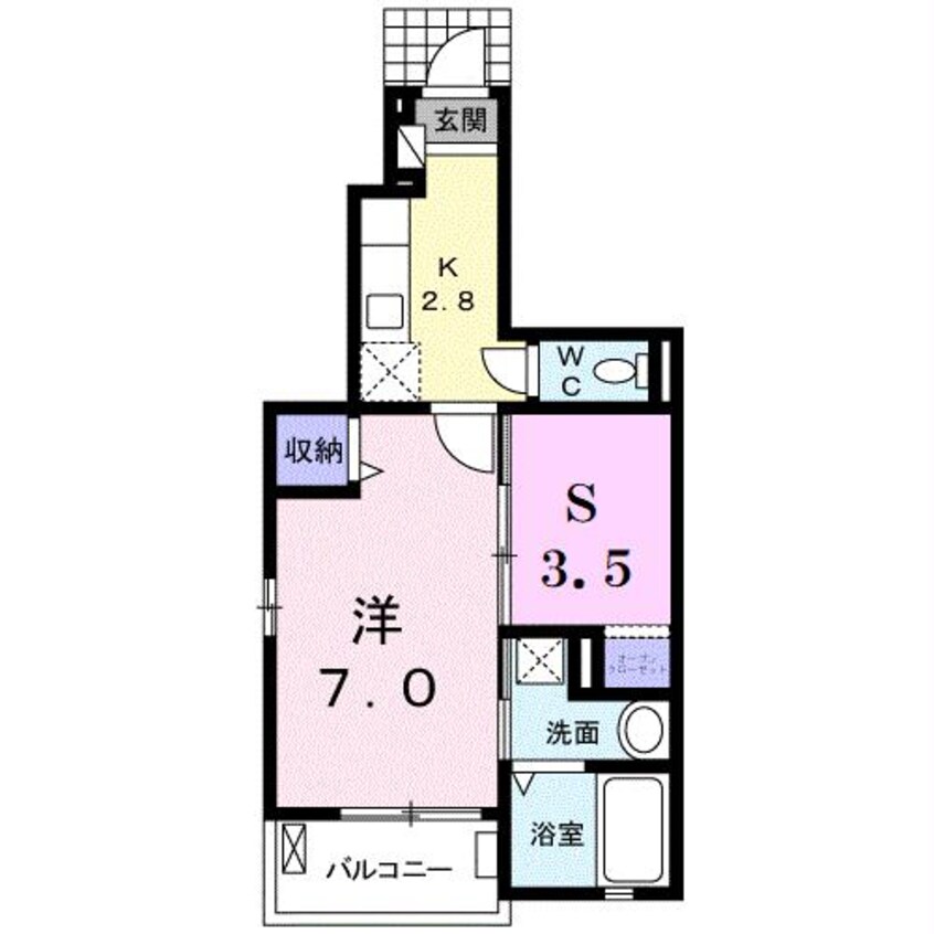 間取図 コリーヌＣ