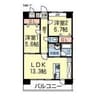 サウスガーデン合志南 2LDKの間取り