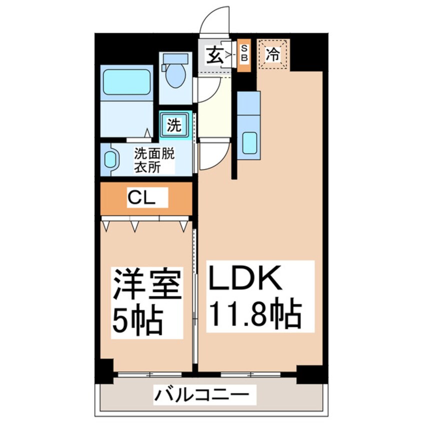 間取図 マウンテンフィールド坪井