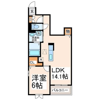 間取図 カルムメゾンⅠ・Ⅱ・Ⅲ