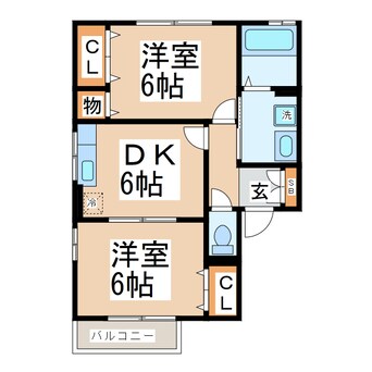 間取図 パティオ須屋