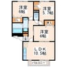 グレイスコート 3LDKの間取り