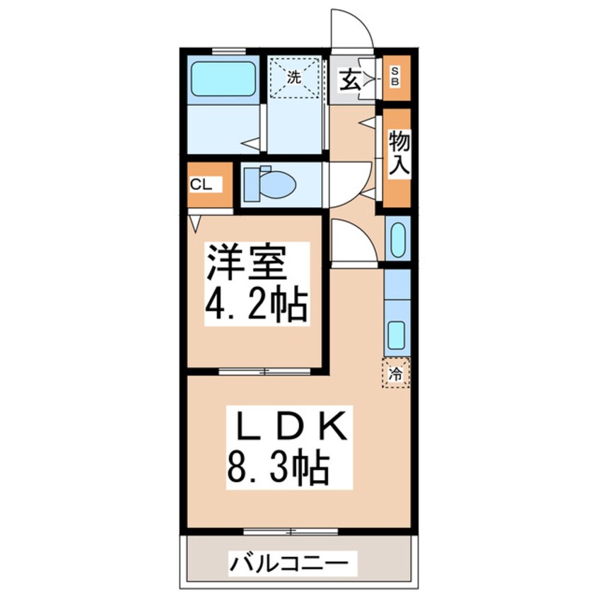 間取図 エスポワール参番館Ｂ