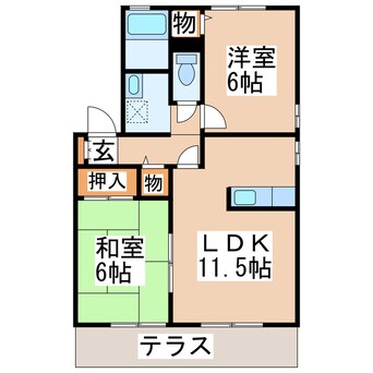 間取図 ガーデンコートみずき台