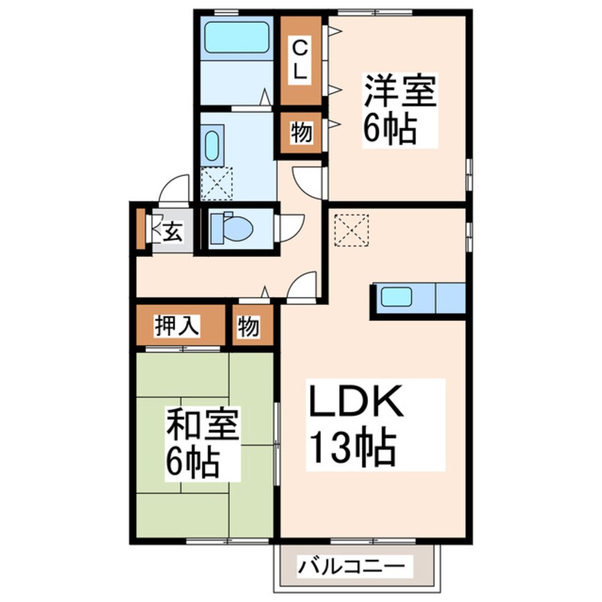 間取図 ガーデンコートみずき台