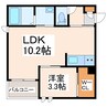 REGALEST東海学園前 1LDKの間取り