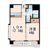 レジデンスカメリア 1LDKの間取り