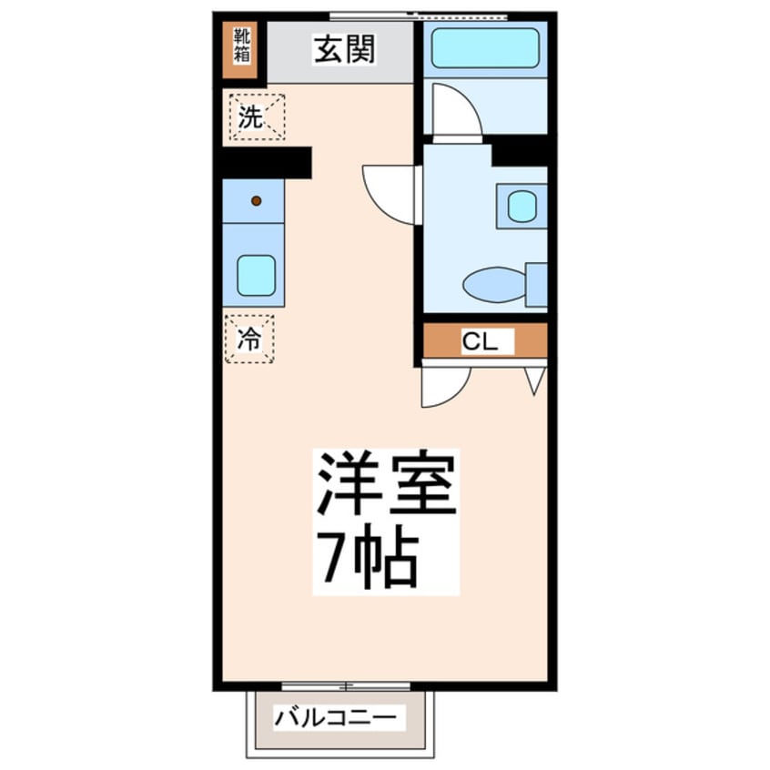 間取図 メロンハウス鶴羽田